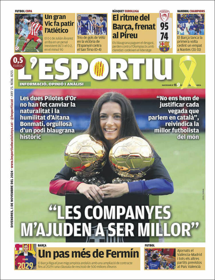 Portada de L'Esportiu (España)