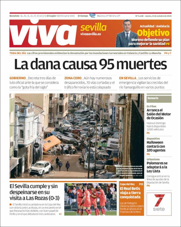 Portada de Viva Sevilla (España)