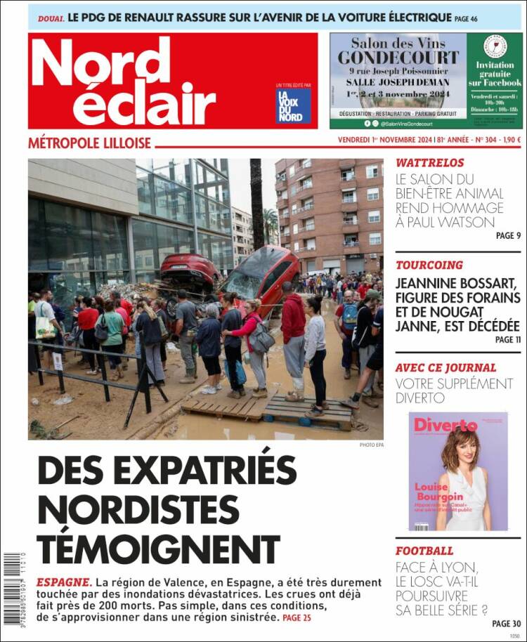 Portada de Nord Éclair (Francia)