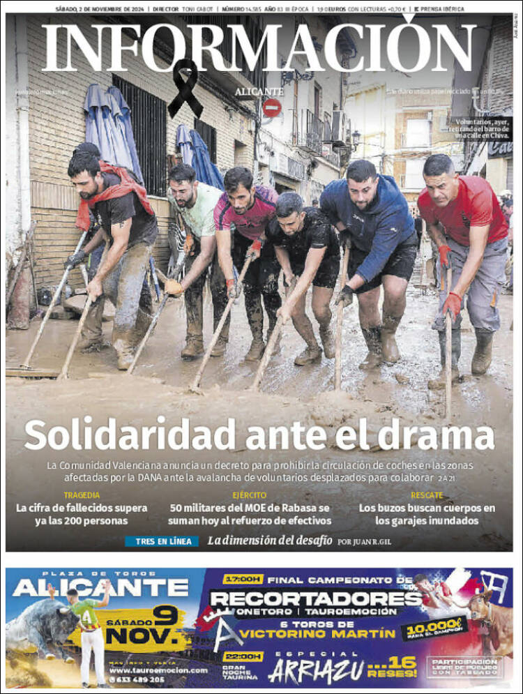 Portada de Diario Información (España)