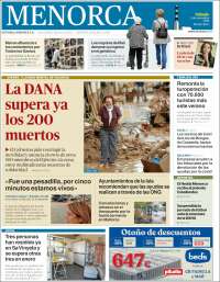 Portada de Menorca - Diario Insular (Spain)