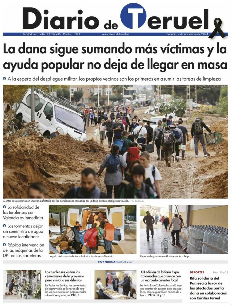 Portada de Diario de Teruel (España)