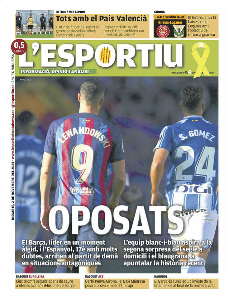 Portada de L'Esportiu (España)