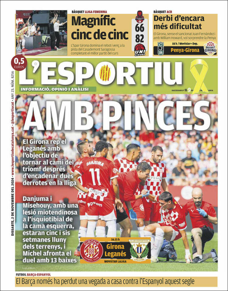 Portada de L'Esportiu : Girona (España)