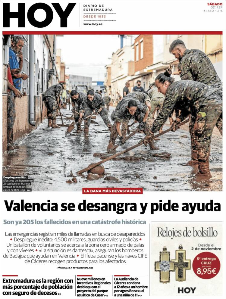 Portada de Hoy - Badajoz (España)