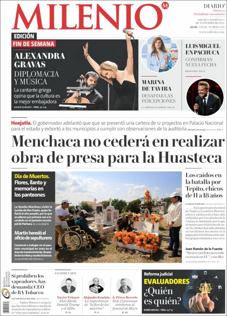 Portada de Milenio de Hidalgo (México)