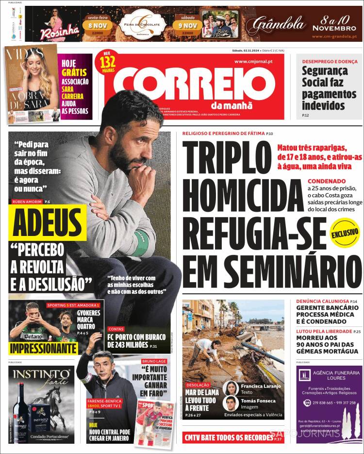 Portada de Correio da Manhã (Portugal)