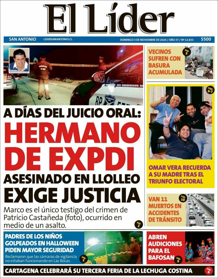 Portada de Lider de San Antonio (Chile)