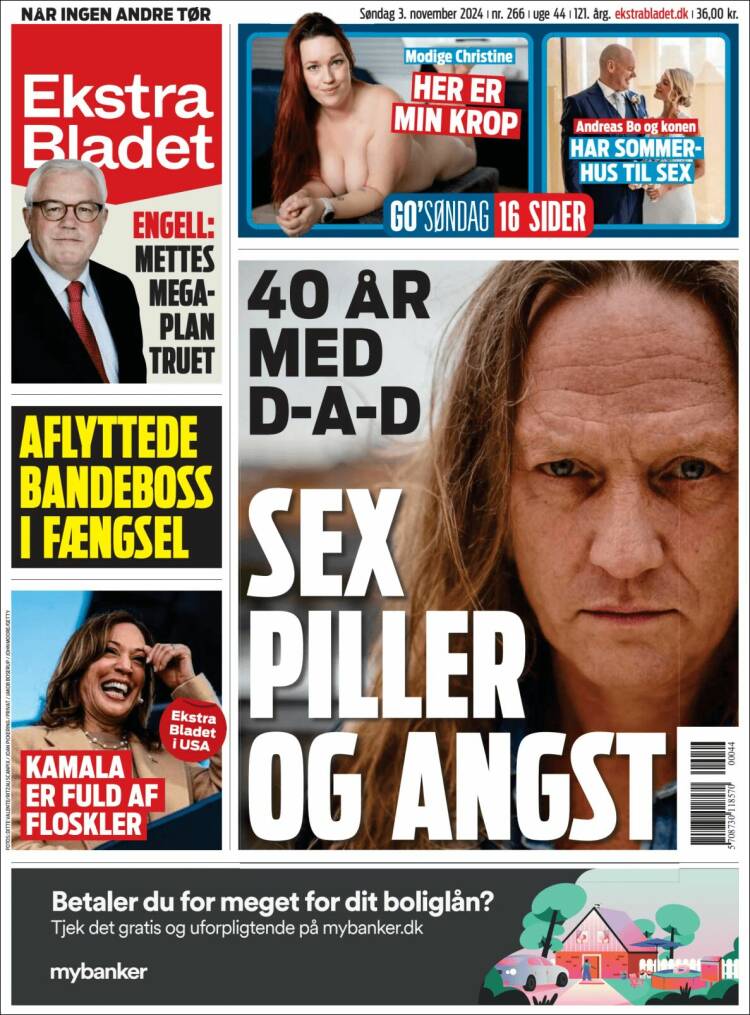 Portada de Ekstra Bladet (Dinamarca)
