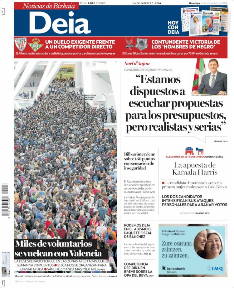 Portada de Deia (España)