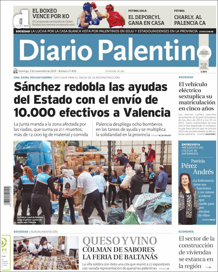 Portada de Diario Palentino (España)