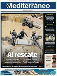 Portada de El Periódico Mediterraneo (España)