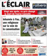Portada de L'Eclair des Pyrénées (France)
