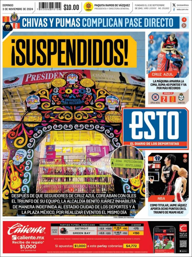 Portada de Esto (M&eacute;xico)