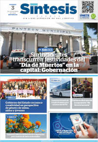 Portada de Síntesis - Puebla (M&eacute;xico)