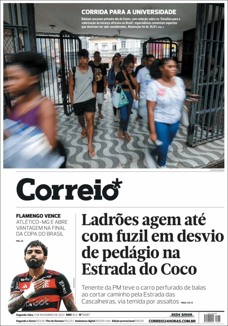 Portada de Correio* (Brasil)