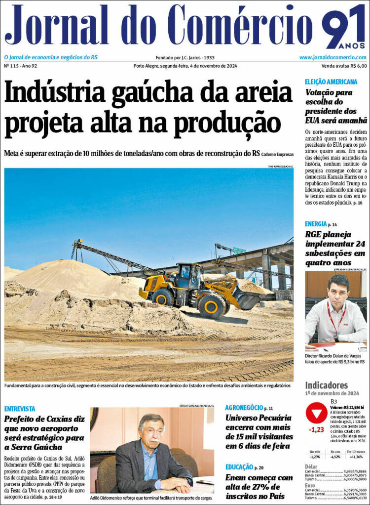 Portada de Jornal do Comércio (Brasil)