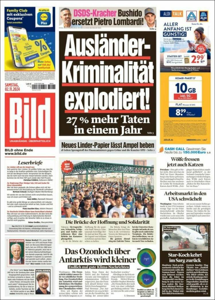 Portada de Bild (Alemania)