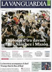 Portada de La Vanguardia (España)