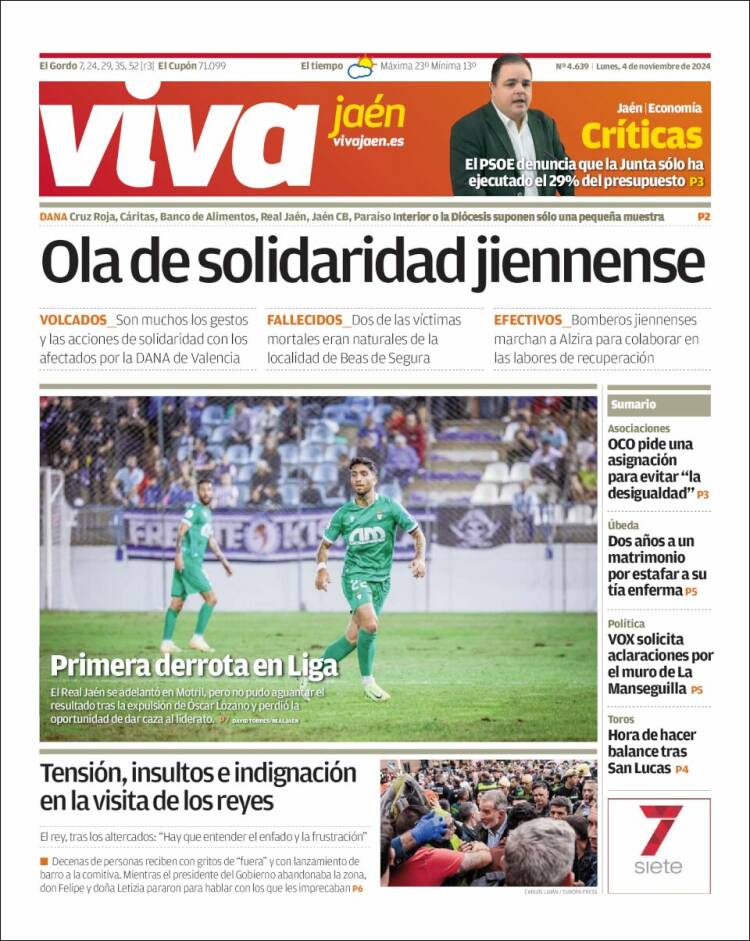 Portada de Viva Jaén (España)