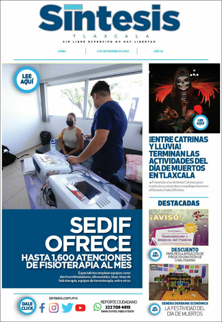 Portada de Síntesis de Tlaxcala (México)