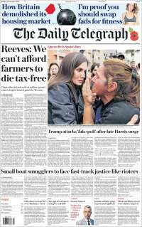 Portada de Daily Telegraph (Reino Unido)