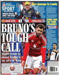 Portada de Express Sport (Reino Unido)