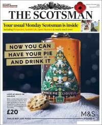 Portada de The Scotsman (Reino Unido)