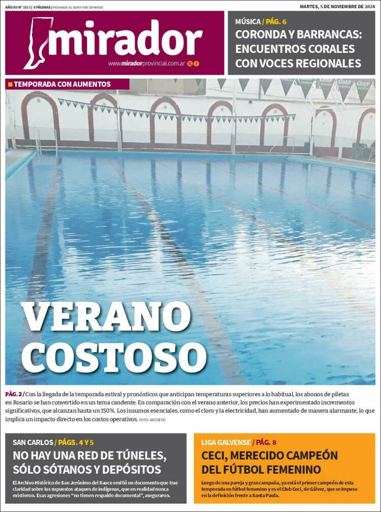 Portada de Mirador Provincial (Argentina)