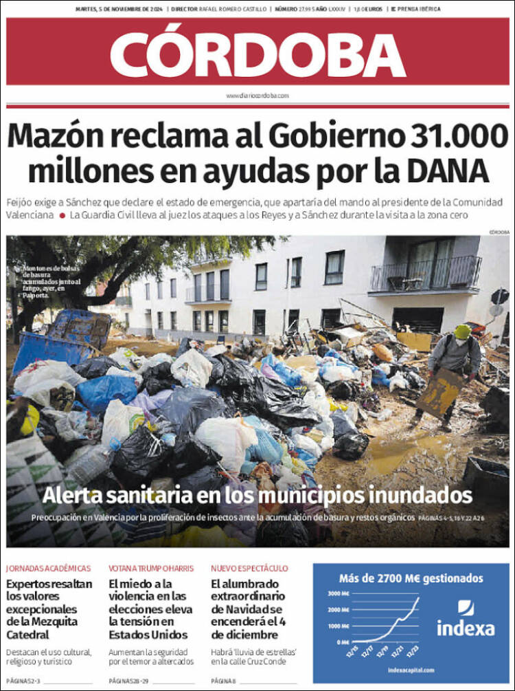 Portada de Diario de Córdoba (España)