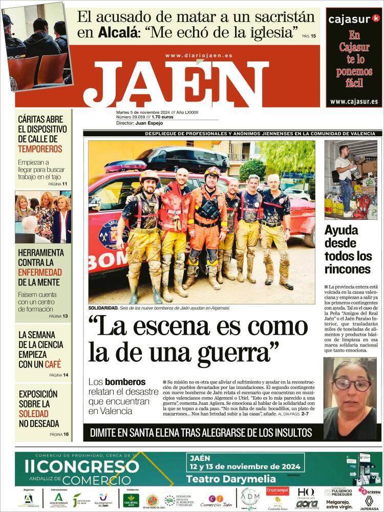 Portada de Diario Jaén (España)