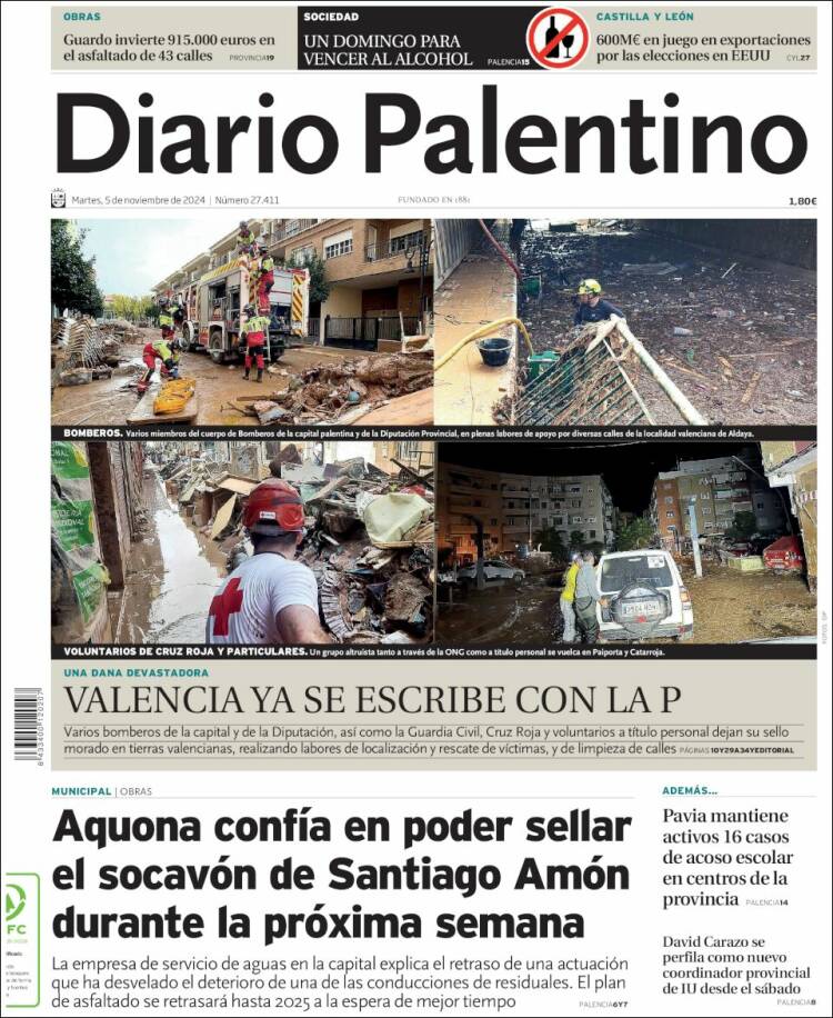 Portada de Diario Palentino (España)