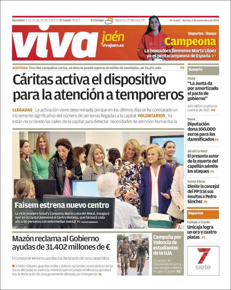 Portada de Viva Jaén (España)