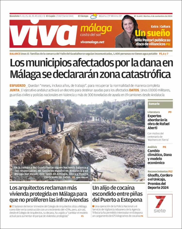 Portada de Viva Málaga (España)