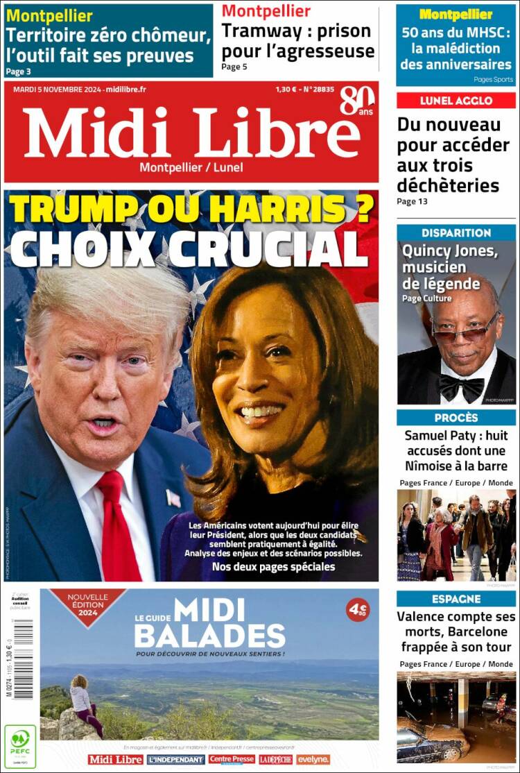 Portada de Midi Libre (France)