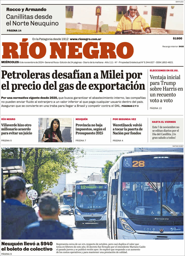 Portada de Rio Negro (Argentina)