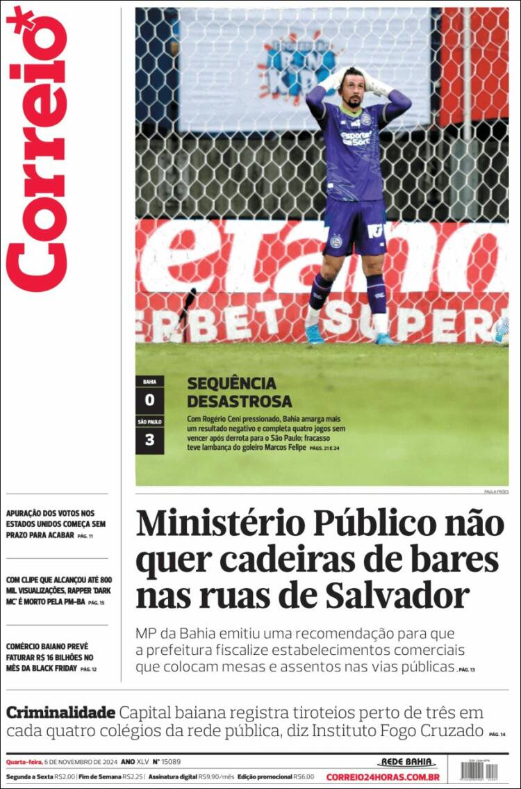 Portada de Correio* (Brasil)