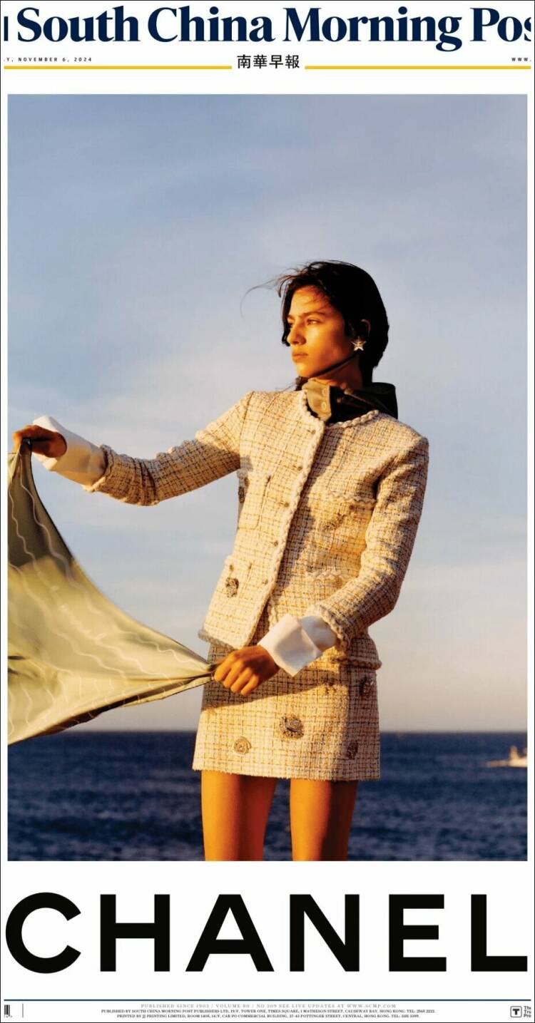 Portada de South China Morning Post (China)