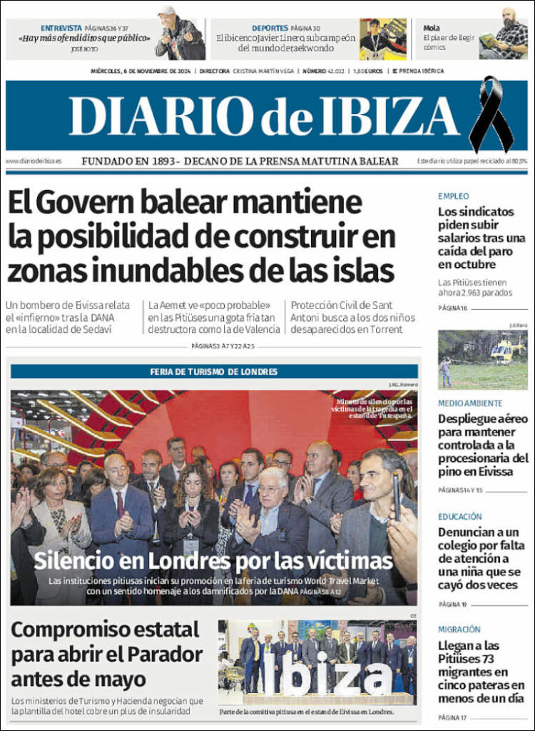 Portada de Diario de Ibiza (España)