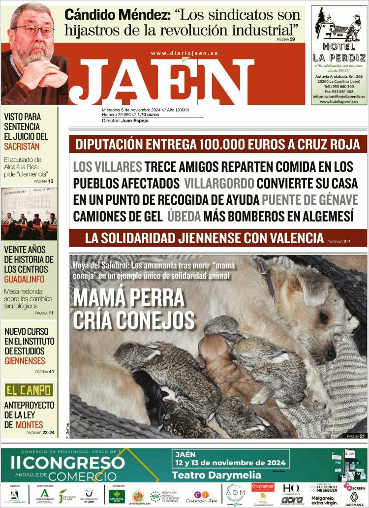 Portada de Diario Jaén (España)