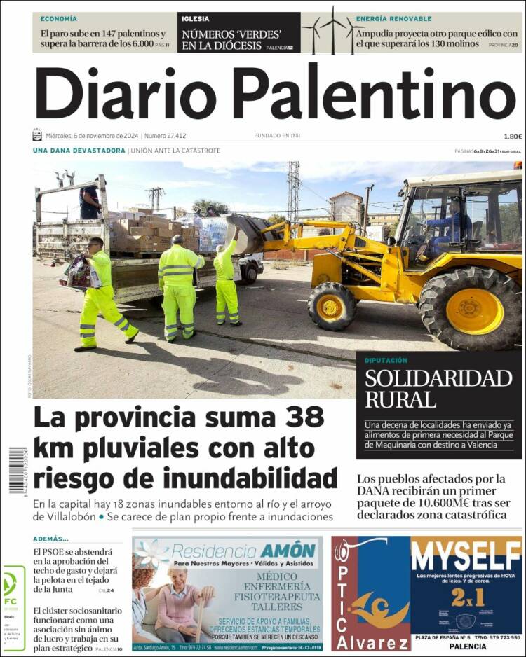 Portada de Diario Palentino (España)