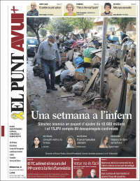 Portada de El Punt Avui (España)