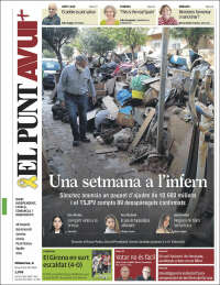 Portada de El Punt Avui - Girona (España)