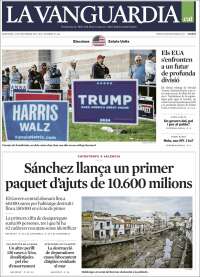 Portada de La Vanguardia (España)