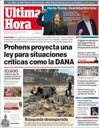 Portada de Última Hora (España)