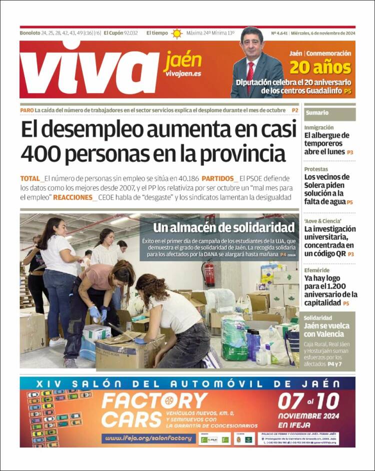 Portada de Viva Jaén (España)