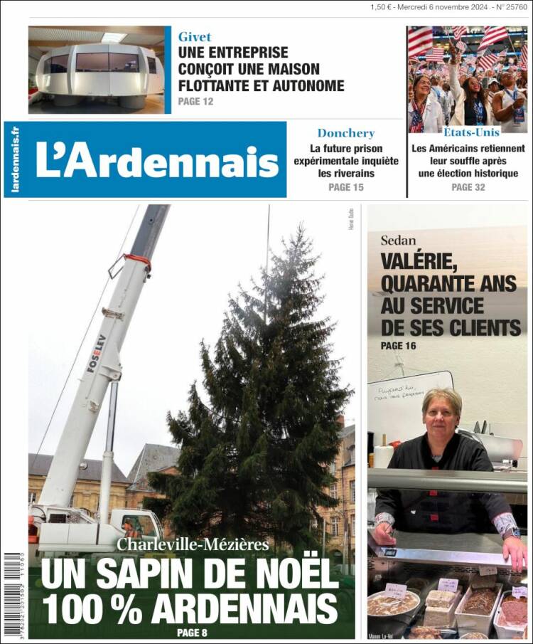 Portada de L'Ardenais (Francia)