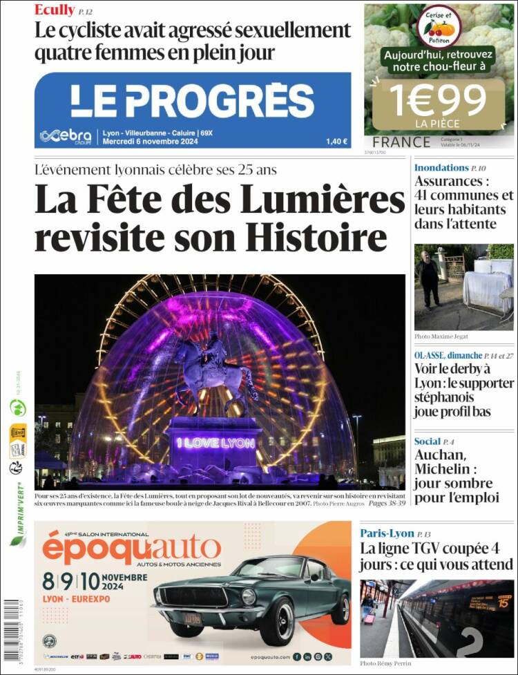 Portada de Progres de Fecamp (Francia)