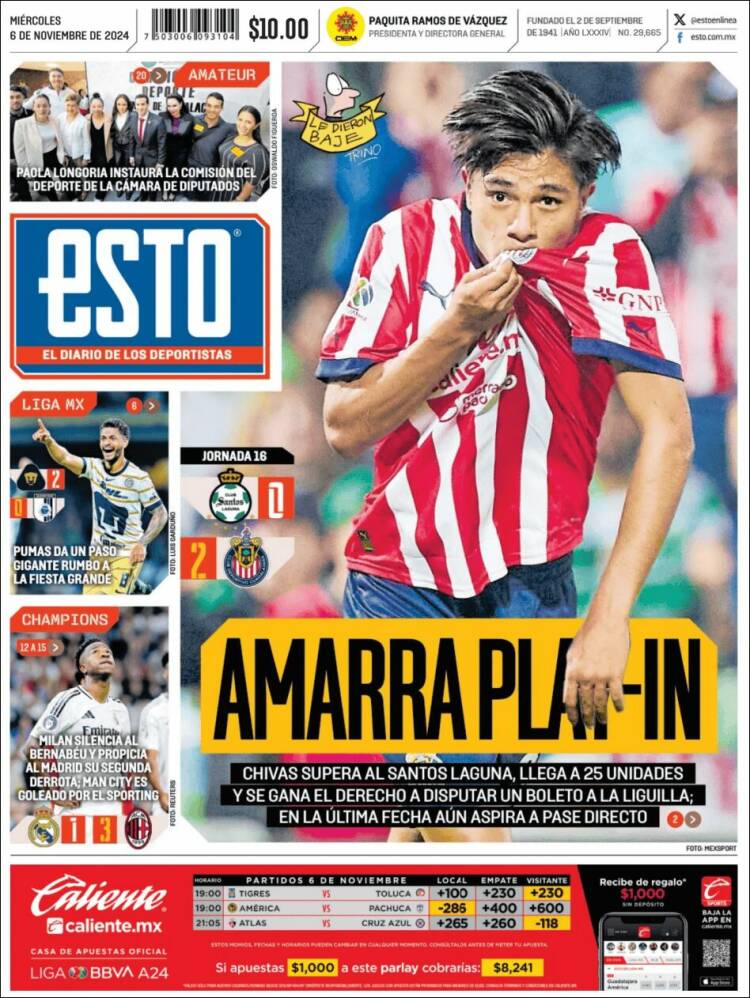 Portada de Esto (M&eacute;xico)