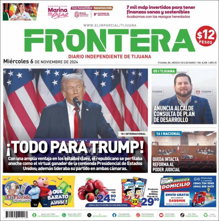 Portada de Frontera (M&eacute;xico)